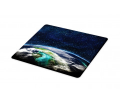 Nebula Earth and Stars Cutting Board