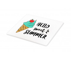 Cherry Top Ice Cream Cutting Board