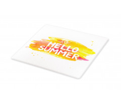 Sun Pattern Hello Summer Cutting Board