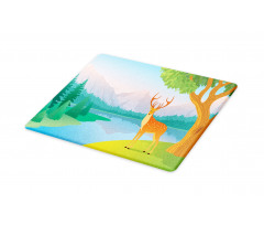 Deer Mountain Landscape Cutting Board