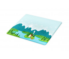 Rural Home Mountains Cutting Board