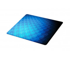 Vibrant Geometric Ombre Square Cutting Board