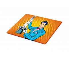 Magician Rabbit Pop Art Retro Cutting Board