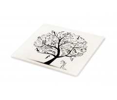 Tree of Shoes Fashion Cutting Board