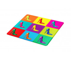 Colorful Shoes Pop Art Cutting Board