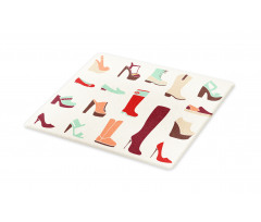 Flat and High Heel Shoes Cutting Board