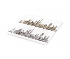 Historical Monument Lines Cutting Board