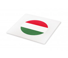 Hungarian Flag Round Symbol Cutting Board