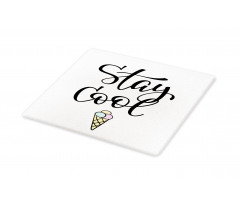 Ice Cream Waffle Cornet Cutting Board