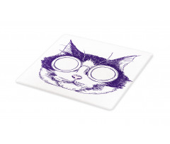 Funny Cool Pet Sunglasses Cutting Board