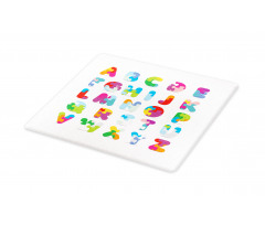 Alphabet Letters Fun Cutting Board