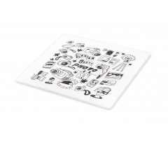 Doodle Camera Film Poeple Cutting Board