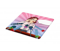 Politician Woman Press Cutting Board