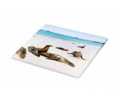 Galapagos Island Sea Lions Cutting Board