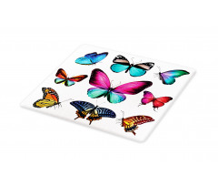 Vibrant Butterflies Set Cutting Board