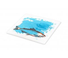 Fish and Fresh Meat Sketch Cutting Board