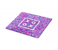 Polygonal Mosaic Romance Frame Cutting Board