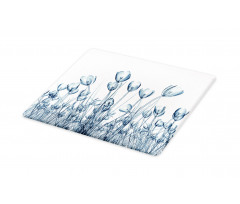 Crocus Flower Field in Xray Cutting Board