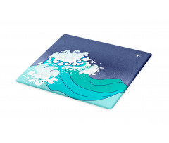 Ocean Curl Sea Waves Cutting Board