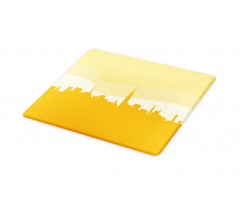 Panoramic Silhouette Cityscape Cutting Board