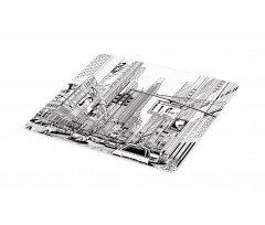 Street of New York Urban Sketch Cutting Board