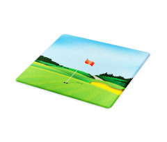 Teeing Ground with a Hole Flag Cutting Board