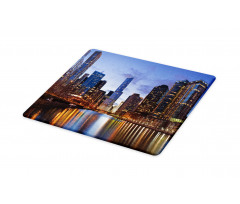 Chicago Riverside at Night Cutting Board