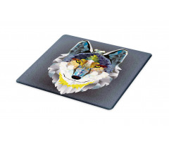 Wolf Coyote Portrait Art Cutting Board