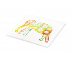 Elephant Daisy Flower Cutting Board