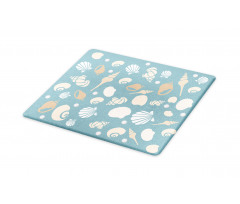 Various Aquatic Seashells Cutting Board