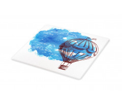 Bon Voyage Sky Cloud Balloon Cutting Board