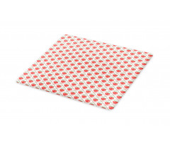 Strawberry Rhombus Dots Cutting Board