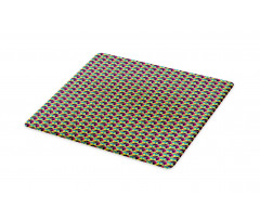 Retro Triangular Cubes Cutting Board