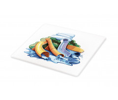 Aqua Park Water Slides Cutting Board