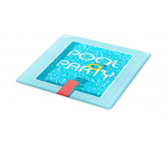 Retro Art Swimming Pool Cutting Board