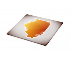 Simple State Map Cutting Board