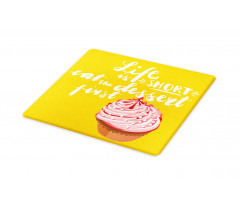 Cupcake Food Art Cutting Board