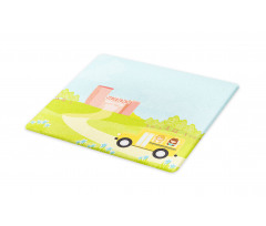 Vehicle on a Spring Day Cutting Board