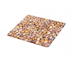 Flat and Silky Rocks Earthy Cutting Board