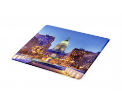 Landmark Building Winter Cutting Board