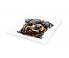 Hand Drawn Image of Dog Cutting Board