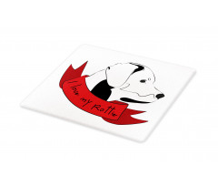 I Love My Rottie Doodle Cutting Board