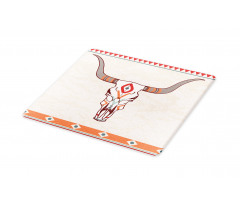 Ornate Bull Skull Cutting Board