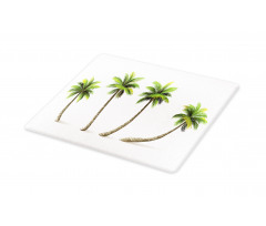 Different Sized Tropical Trees Cutting Board