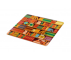 Academic Bookshelves Design Cutting Board