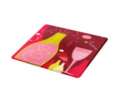 Champagne Drinks Cutting Board