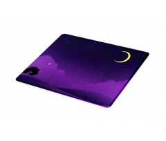 Nightfall with the Moon Cutting Board