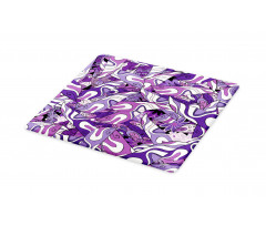 Lilac Strokes Motifs Cutting Board