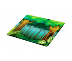 Foggy Deep Forest Cutting Board