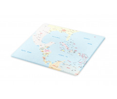 Caribbean Islands Cutting Board